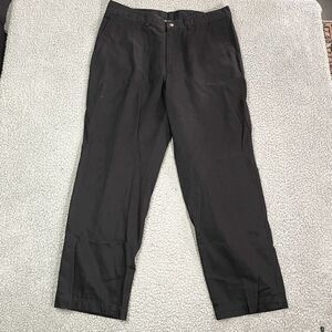 Vintage Savane Men's Pants Chino Business Casual Golf Black 36x29